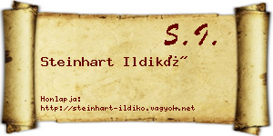 Steinhart Ildikó névjegykártya