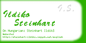 ildiko steinhart business card
