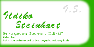 ildiko steinhart business card
